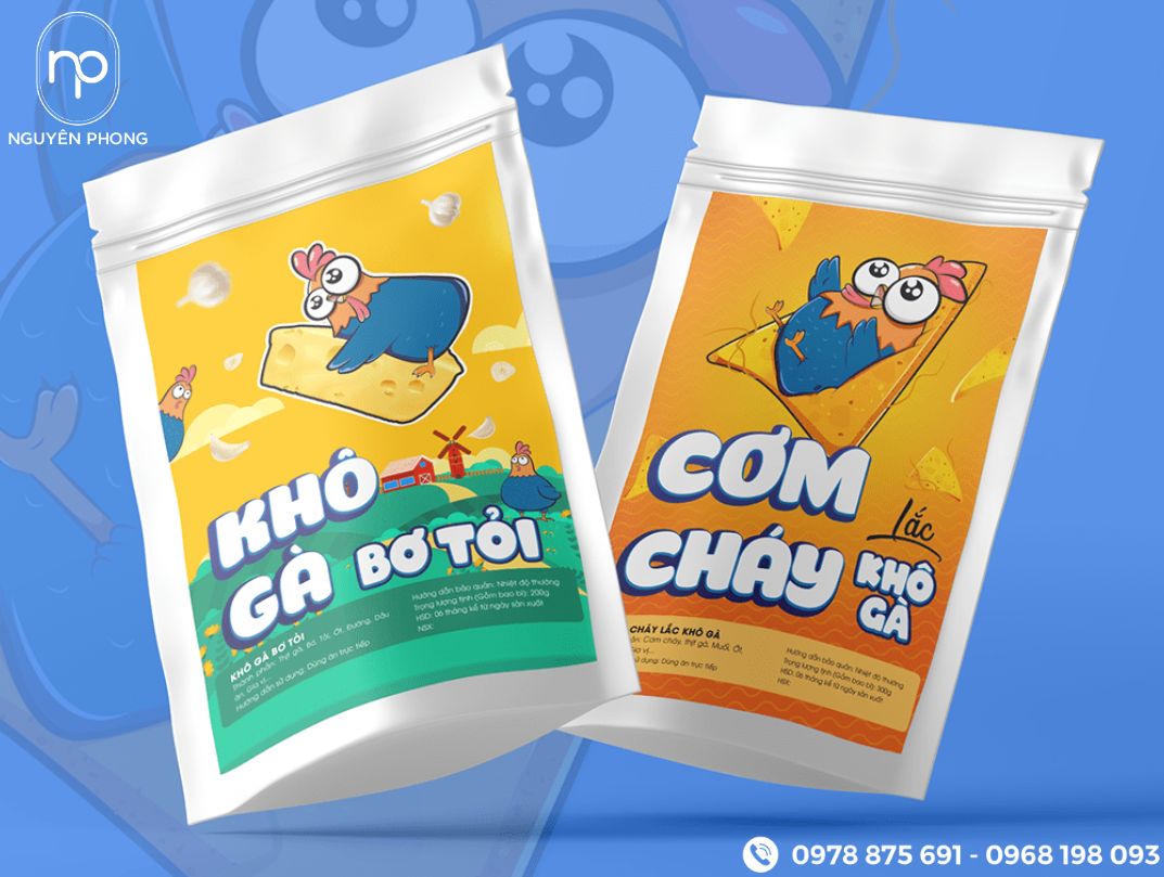in logo đồ ăn vặt uy tín giá rẻ